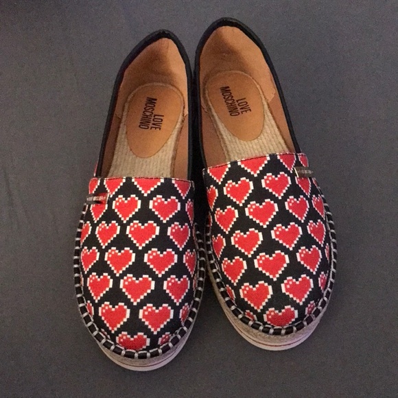 Moschino size 7 espadrille new - Picture 1 of 4